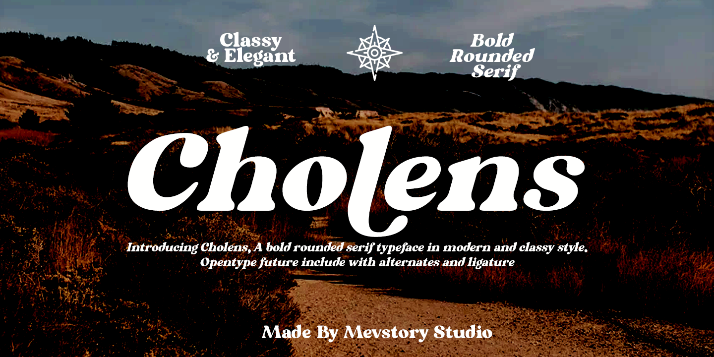 Ejemplo de fuente Cholens